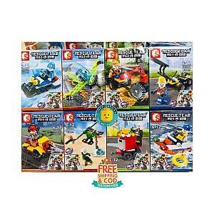 SEMBO 603021-603028 Doomsday Rescue: Rescue Combination Mecha Technic