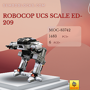 MOC Factory 83742 Movies and Games RoboCop UCS scale ED-209