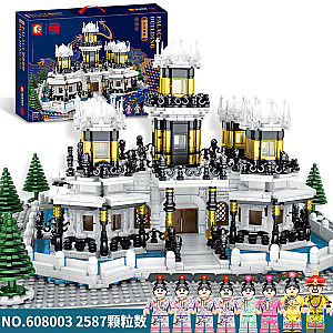 SEMBO 608003 Palace Building: Yanxi Palace Street Scene