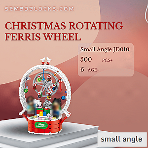 Small Angle JD010 Creator Expert Christmas Rotating Ferris Wheel