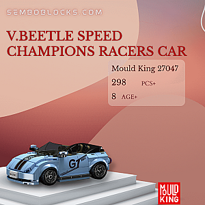 MOULD KING 27047 Technician V.Beetle Speed Champions Racers Car