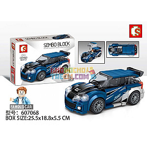 SEMBO 607068 Famous Cars: Subaru STI Technic