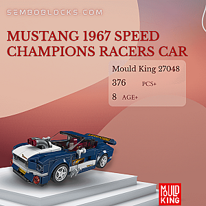 MOULD KING 27048 Technician Mustang 1967 Speed Champions Racers Car