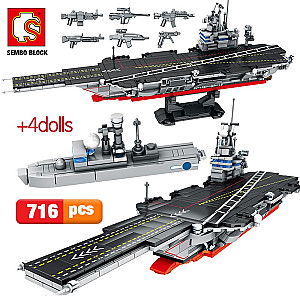 SEMBO 202001 Chinese People's Liberation Army Navy Shandong Ship Aircraft Carrier Military