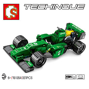 SEMBO 701354 Formula 1 Racing Car: Renault Team Pull Back Car Technic