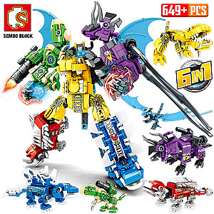 SEMBO 103105-10 Steel Mecha: Accumulate into Steel Dragon Knight Creator