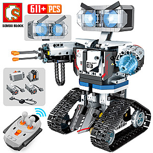 2020 NEW SEMBO Technic RC Robot Building Blocks Creator City Remote Control Intelligent Robot Car Weapon Brick Toys For Children