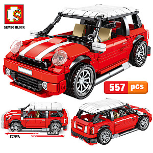 SEMBO 701503 Juggernaut Hurricane: MINI Sports Car Pull Back Technic