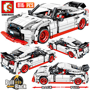 SEMBO 701712 Nissan GTR Pull Back Technic