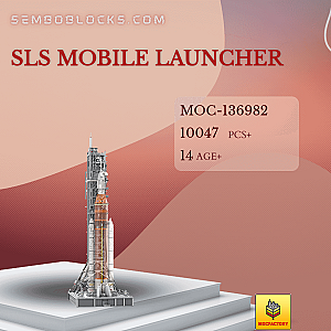 MOC Factory 136982 Space SLS Mobile Launcher