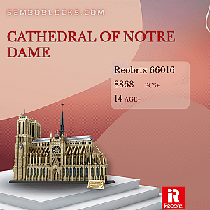 REOBRIX 66016 Minecraft Cathedral Of Notre Dame