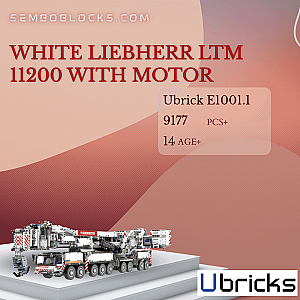 Ubrick E1001.1 Technician White Liebherr LTM 11200 With Motor