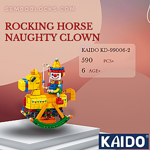 KAIDO KD-99006-2 Creator Expert Rocking Horse Naughty Clown