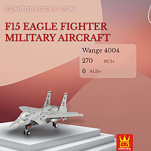 WANGE 4004 Military F15 Eagle Fighter Military Aircraft