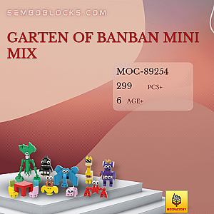 MOC Factory 89254 Movies and Games Garten of Banban Mini Mix