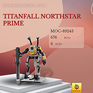 MOC Factory 89243 Movies and Games Titanfall Northstar Prime