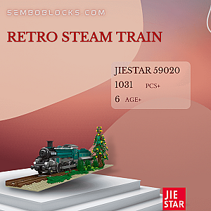 JIESTAR 59020 Technician Retro Steam Train