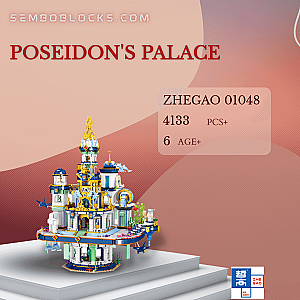 ZHEGAO 01048 Creator Expert Poseidon's Palace