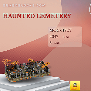 MOC Factory 118177 Creator Expert Haunted Cemetery