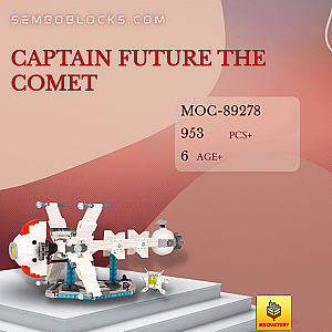 MOC Factory 89278 Movies and Games Captain Future The Comet