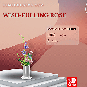 MOULD KING 10009 Creator Expert Wish-fulling Rose