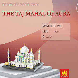 WANGE 5211 Modular Building The Taj Mahal of Agra