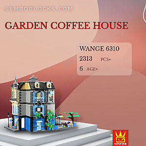 WANGE 6310 Modular Building Garden Coffee House