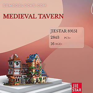 JIESTAR 89151 Creator Expert Medieval Tavern