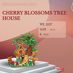 Wele 2137 Creator Expert Cherry Blossoms Tree House