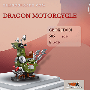 CBOX JD001 Creator Expert Dragon Motorcycle