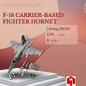 Juhang 88005 Military F-18 Carrier-based Fighter Hornet