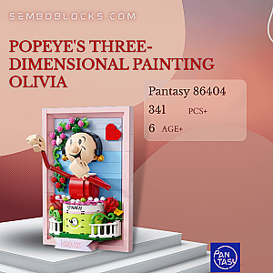 Pantasy 86404 Creator Expert Popeye's Three-dimensional Painting Olivia