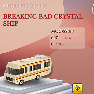 MOC Factory 89313 Technician Breaking Bad Crystal Ship