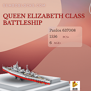 PANLOSBRICK 637008 Military Queen Elizabeth Class Battleship