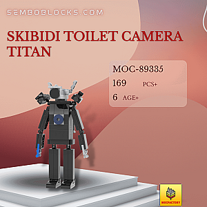 MOC Factory 89335 Movies and Games Skibidi Toilet Camera Titan