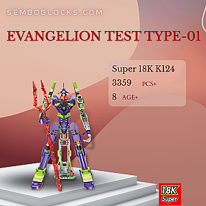 18K K124 Movies and Games Evangelion Test Type-01