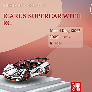 MOULD KING 13067 Technician ICARUS Supercar With RC