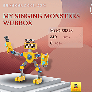 MOC Factory 89343 Creator Expert My Singing Monsters Wubbox