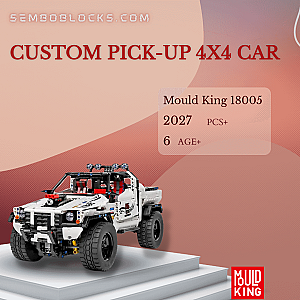 MOULD KING 18005 Technician Custom Pick-Up 4X4 Car