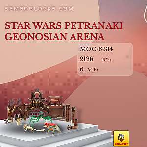 MOC Factory 6334 Star Wars Star Wars Petranaki Geonosian Arena