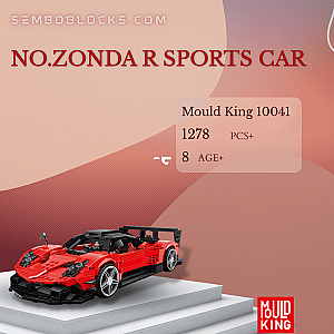 MOULD KING 10041 Technician No.Zonda R Sports Car