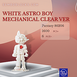 Pantasy 86206 Movies and Games White Astro Boy Mechanical Clear Ver