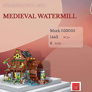 MORK 033005 Modular Building MEDIEVAL WATERMILL