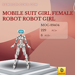 MOC Factory 89404 Creator Expert Mobile Suit Girl Female Robot Robot Girl