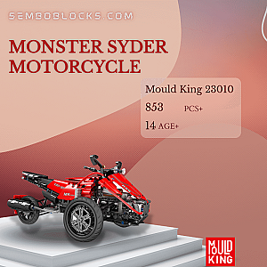 MOULD KING 23010 Technician Monster Syder Motorcycle