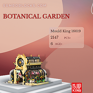 MOULD KING 16019 Creator Expert Botanical Garden