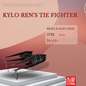 MOULD KING 21025 Star Wars Kylo Ren's Tie Fighter