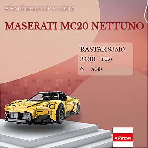 Rastar 93510 Technician Maserati MC20 Nettuno