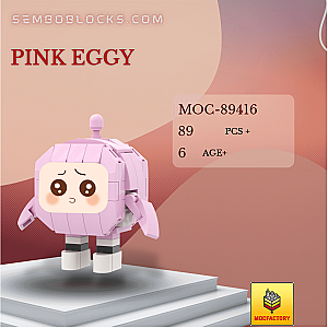 MOC Factory 89416 Creator Expert Pink Eggy