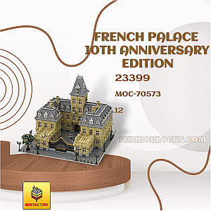 MOC Factory 70573 Modular Building French Palace 10th Anniversary Edition